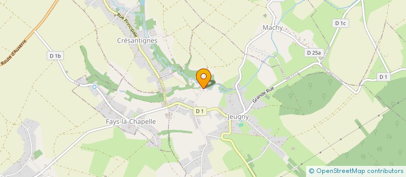 localisation de l'entreprise MADAME PASCALE GARNICHAT  JEUGNY