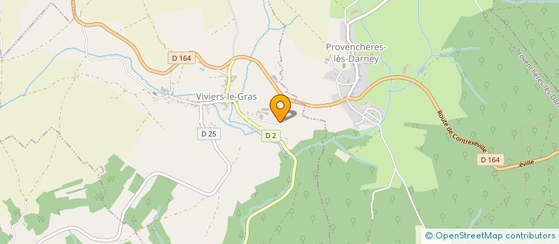 localisation de l'entreprise MADAME PASCALE GARNIER  VIVIERS-LE-GRAS