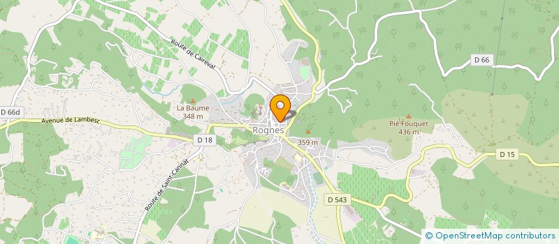 localisation de l'entreprise MADAME PASCALE GARRUS  ROGNES