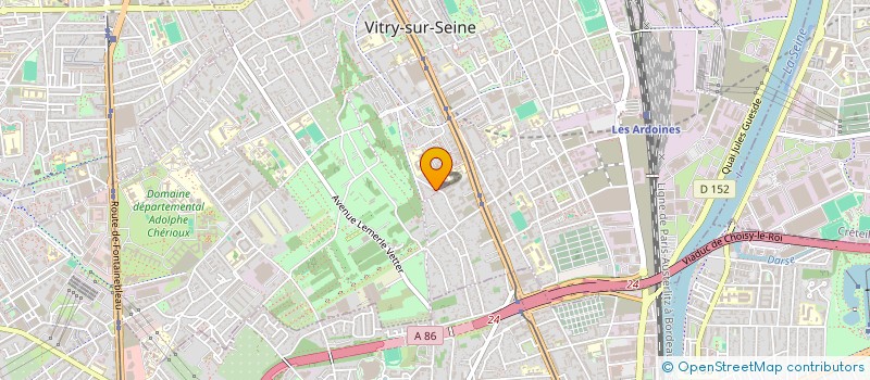localisation de l'entreprise MADAME PASCALE GASTON à VITRY-SUR-SEINE