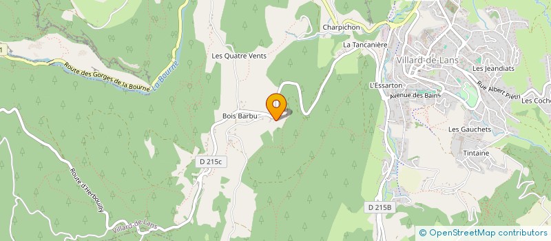 localisation de l'entreprise MADAME PASCALE GAUDE  VILLARD-DE-LANS