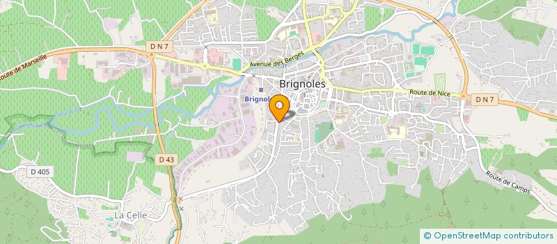 localisation de l'entreprise MADAME PASCALE GAUTHIER à BRIGNOLES