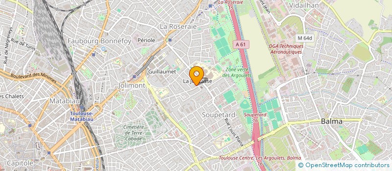 localisation de l'entreprise MADAME PASCALE GAY  TOULOUSE