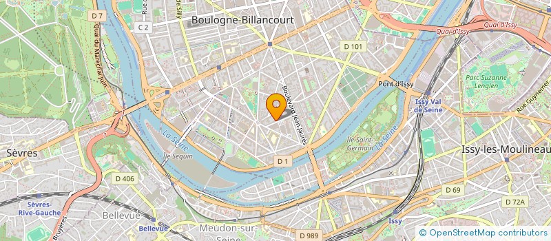 localisation de l'entreprise MADAME PASCALE GELLEZ à BOULOGNE-BILLANCOURT