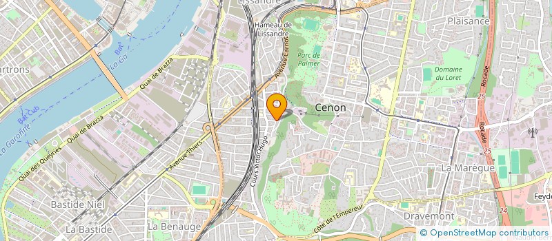 localisation de l'entreprise MADAME PASCALE GELY à CENON