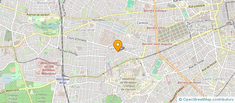 localisation de l'entreprise MADAME PASCALE GENET  BORDEAUX