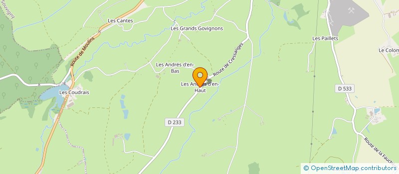 localisation de l'entreprise MADAME PASCALE GEORGES  NOYANT D'ALLIER