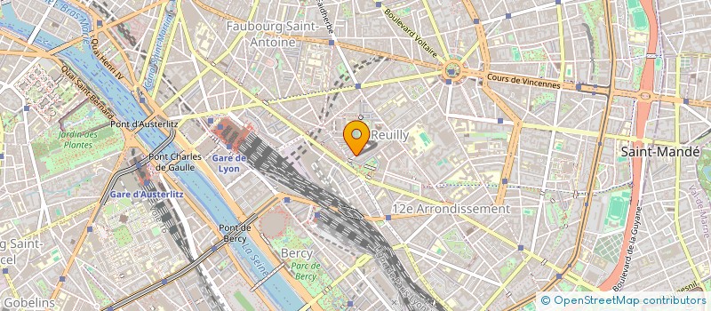 localisation de l'entreprise MADAME PASCALE GERALD  PARIS