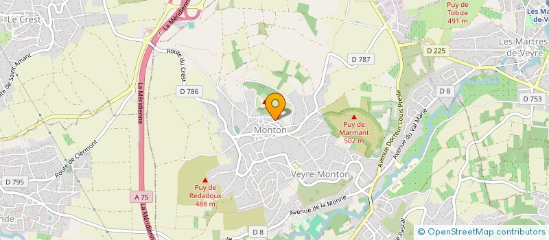 localisation de l'entreprise MADAME PASCALE GIRARD  VEYRE-MONTON