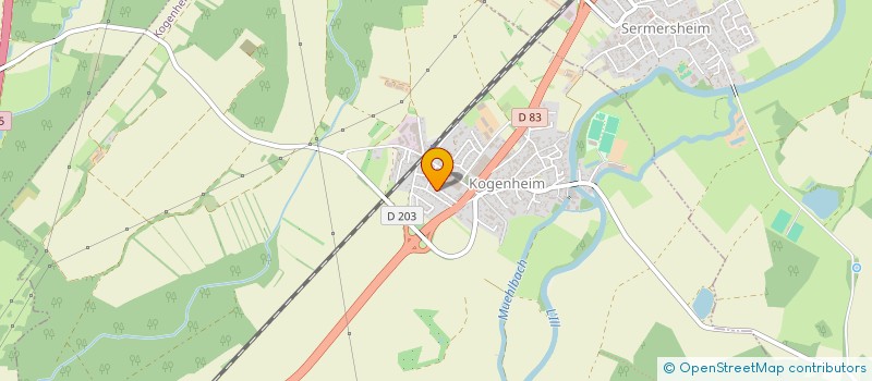 localisation de l'entreprise MADAME PASCALE GODINO  KOGENHEIM