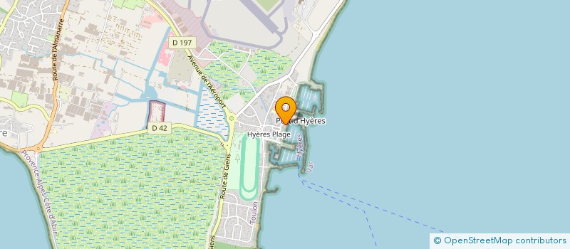 localisation de l'entreprise MADAME PASCALE GOLIOT  HYERES