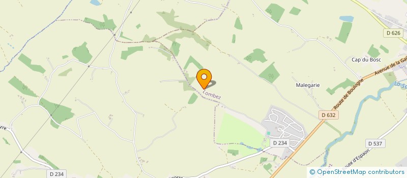 localisation de l'entreprise MADAME PASCALE GONDEBEAUD  LOMBEZ