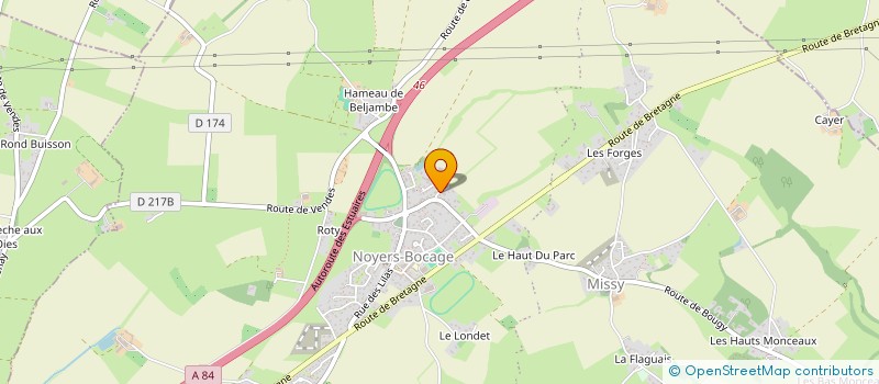 localisation de l'entreprise MADAME PASCALE GOUPIL  VAL D'ARRY