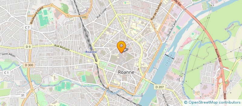 localisation de l'entreprise MADAME PASCALE GOUTALAND  ROANNE