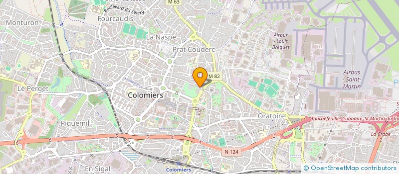 localisation de l'entreprise MADAME PASCALE GRANNEC à COLOMIERS