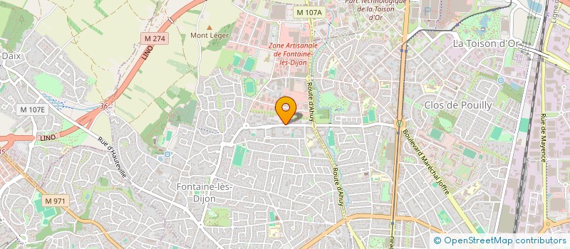 localisation de l'entreprise MADAME PASCALE GREPPO  FONTAINE-LES-DIJON