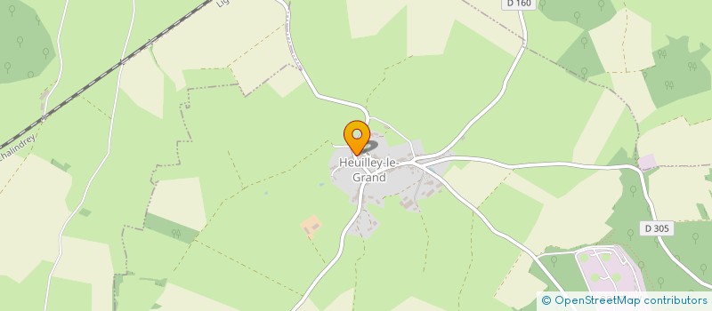 localisation de l'entreprise MADAME PASCALE GREUILLET à HEUILLEY-LE-GRAND