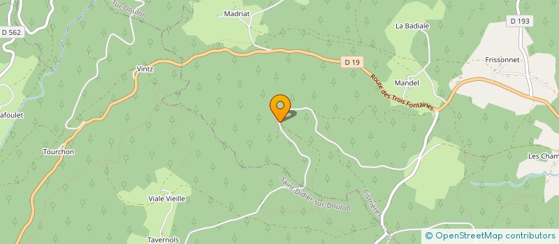 localisation de l'entreprise MADAME PASCALE GRIETTE  CISTRIERES