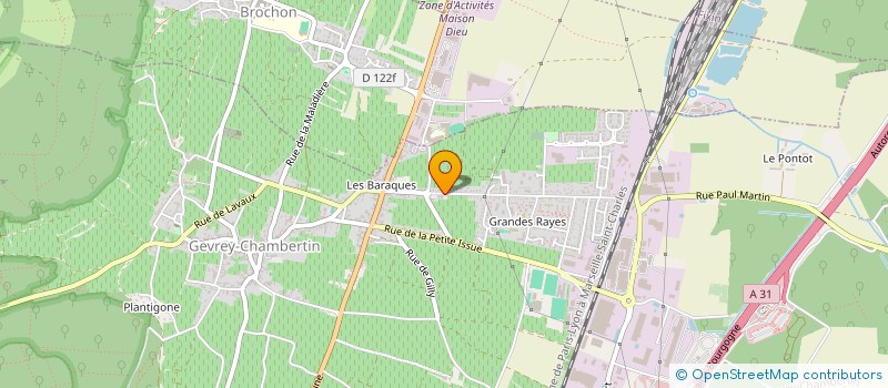 localisation de l'entreprise MADAME PASCALE GROSFILLEY  GEVREY-CHAMBERTIN