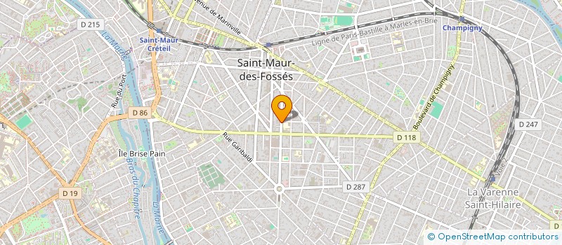 localisation de l'entreprise MADAME PASCALE GROUX à SAINT-MAUR-DES-FOSSES