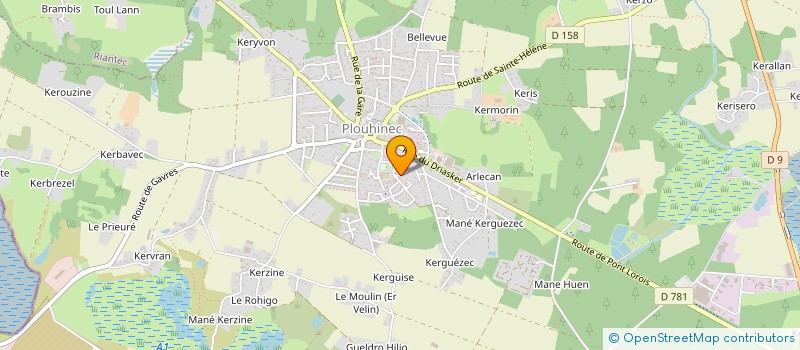 localisation de l'entreprise MADAME PASCALE GUEDON  PLOUHINEC