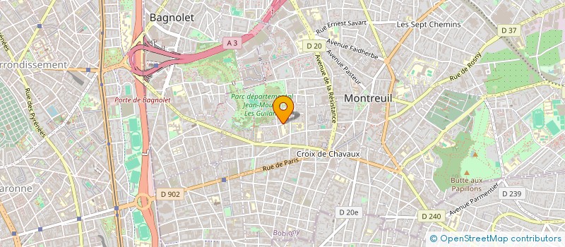 localisation de l'entreprise MADAME PASCALE GUEGAN à MONTREUIL