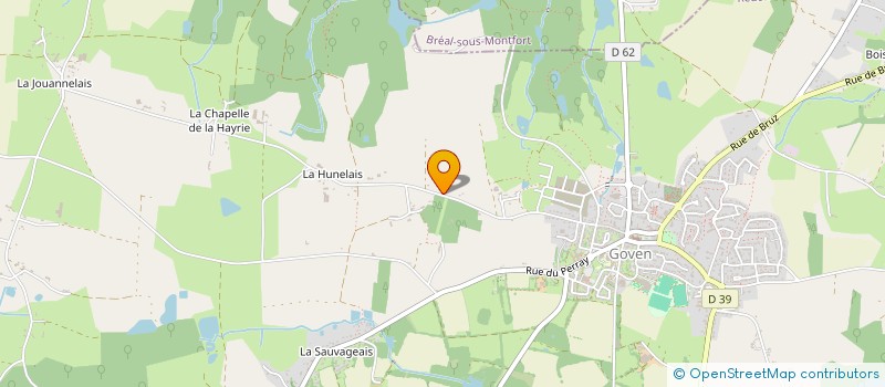 localisation de l'entreprise MADAME PASCALE GUENEUC  GOVEN