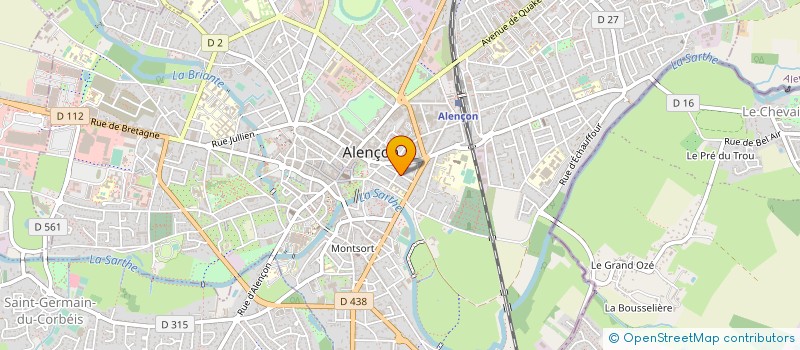 localisation de l'entreprise MADAME PASCALE GUERIN à ALENCON