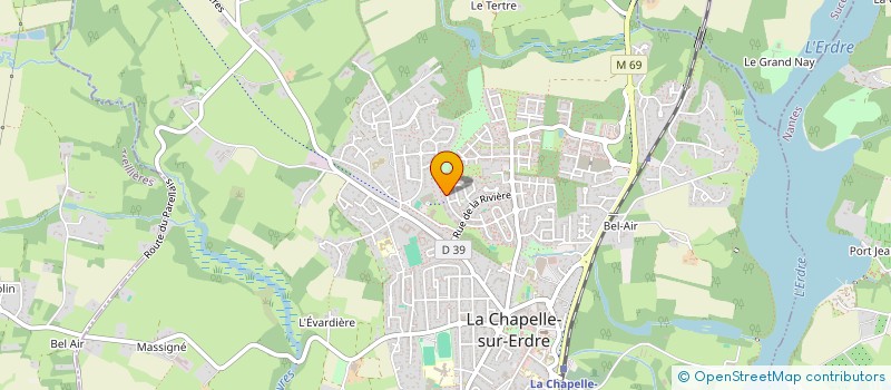 localisation de l'entreprise MADAME PASCALE GUILLARD  LA CHAPELLE-SUR-ERDRE