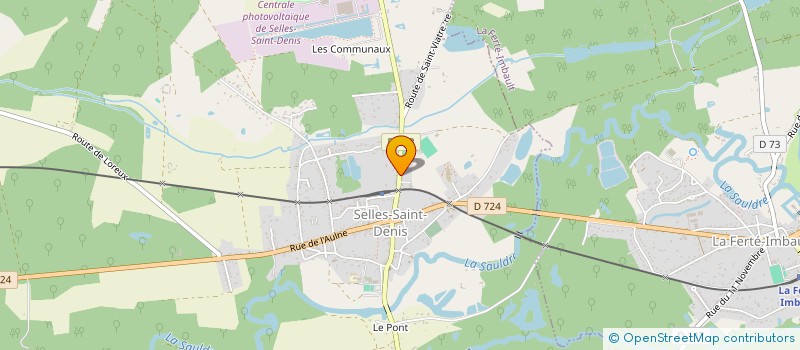 localisation de l'entreprise MADAME PASCALE GUILLAUMAT  LA FERTE-IMBAULT