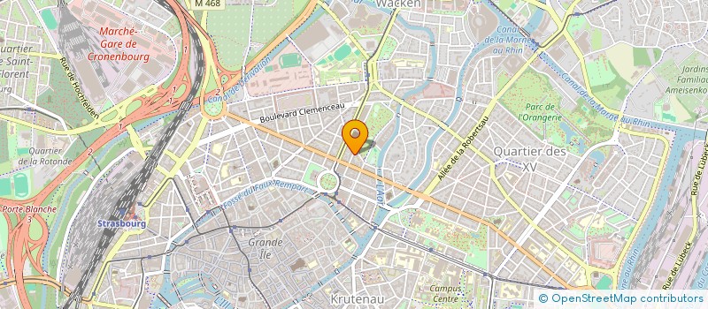 localisation de l'entreprise MADAME PASCALE GUILLERMIN à STRASBOURG