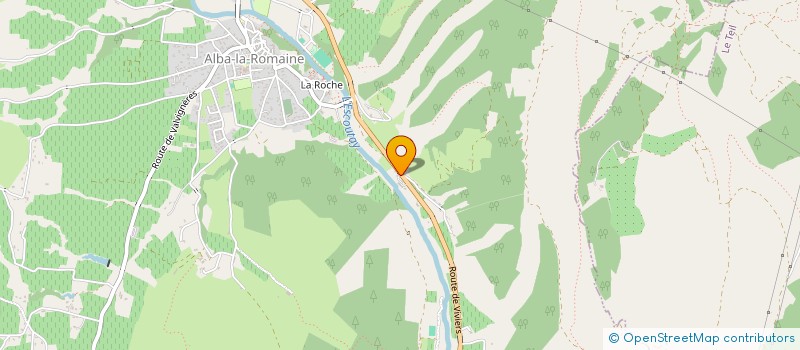 localisation de l'entreprise MADAME PASCALE GUIRON  ALBA-LA-ROMAINE