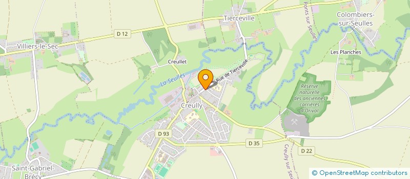 localisation de l'entreprise MADAME PASCALE GUYARD à CREULLY SUR SEULLES
