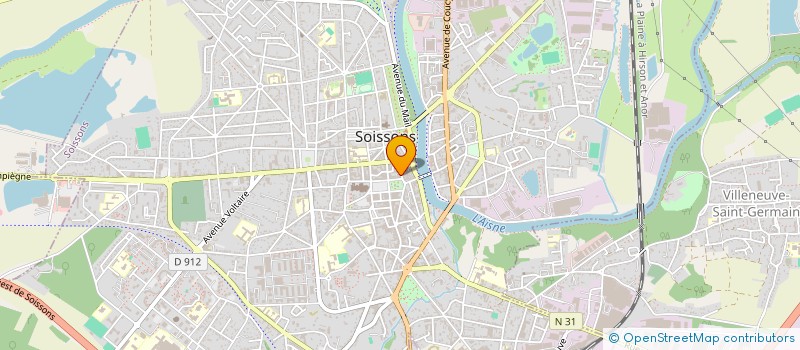 localisation de l'entreprise MADAME PASCALE HAGNERE à SOISSONS