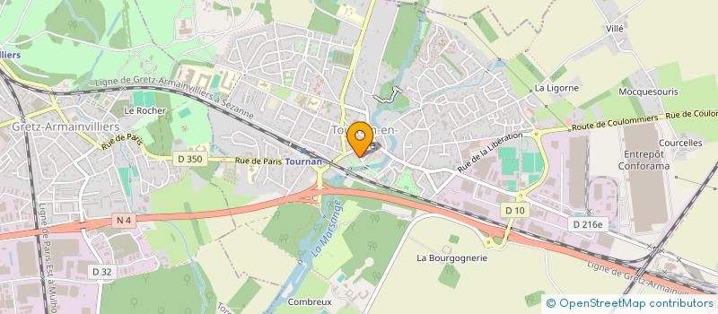 localisation de l'entreprise MADAME PASCALE HAINCAUD à TOURNAN-EN-BRIE