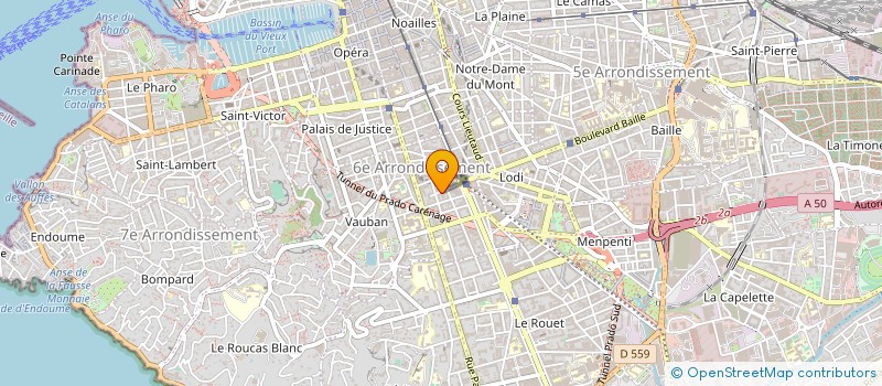 localisation de l'entreprise MADAME PASCALE HALIMI à MARSEILLE