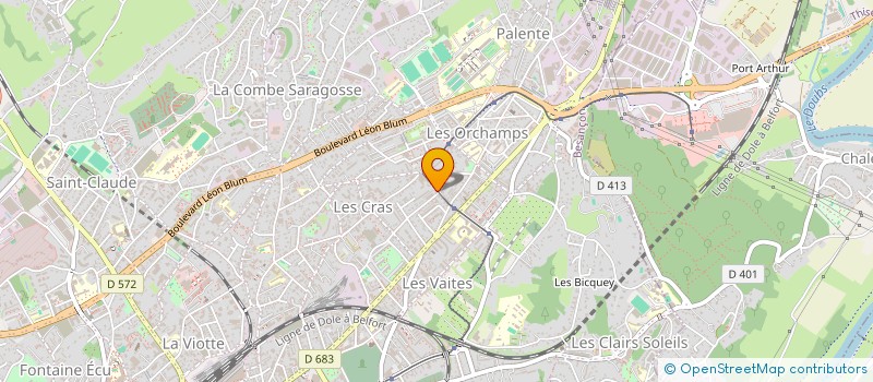 localisation de l'entreprise MADAME PASCALE HAMELIN  BESANCON