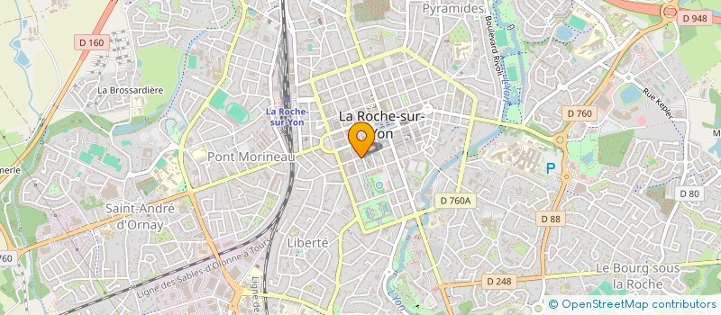 localisation de l'entreprise MADAME PASCALE HENOT à ROCHE SUR YON (LA)