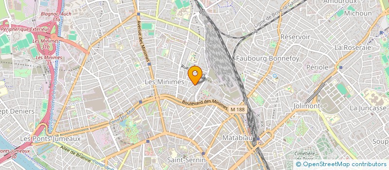 localisation de l'entreprise MADAME PASCALE HERISSEAU  TOULOUSE