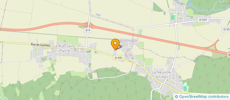 localisation de l'entreprise MADAME PASCALE HUAUX  LA RUE-SAINT-PIERRE