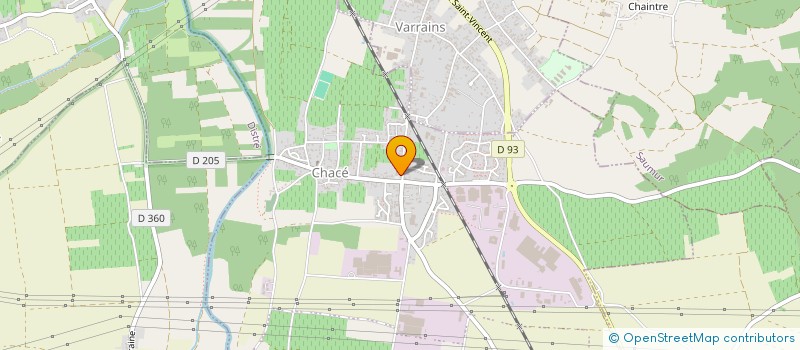 localisation de l'entreprise MADAME PASCALE HUBERT  BELLEVIGNE-LES-CHATEAUX