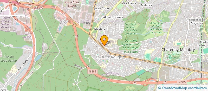 localisation de l'entreprise MADAME PASCALE HUBERT à CHATENAY-MALABRY