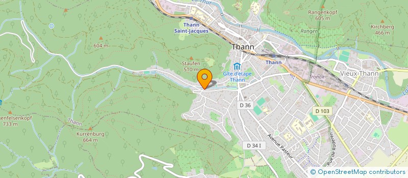 localisation de l'entreprise MADAME PASCALE HUCK  THANN