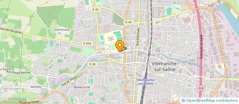 localisation de l'entreprise MADAME PASCALE HUGUENY  VILLEFRANCHE-SUR-SAONE