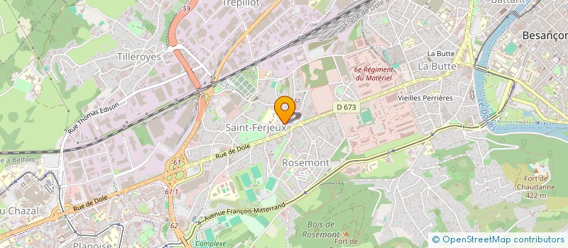 localisation de l'entreprise MADAME PASCALE HUMBERT à BESANCON