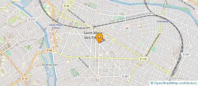 localisation de l'entreprise MADAME PASCALE HURE à SAINT-MAUR-DES-FOSSES