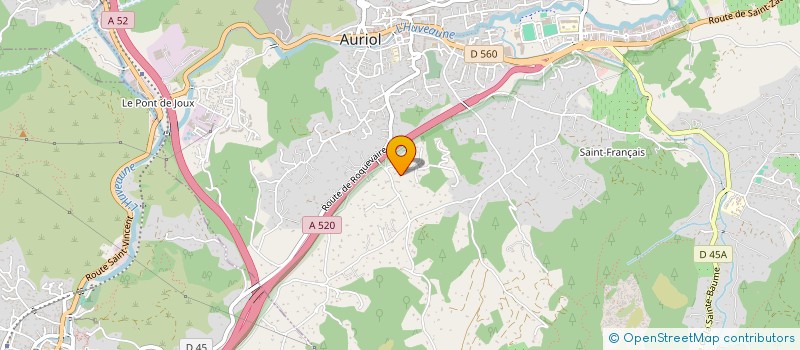 localisation de l'entreprise MADAME PASCALE HURTAULT  AURIOL