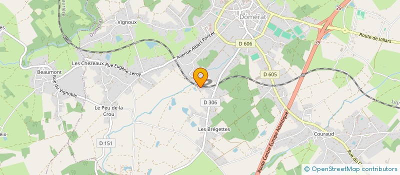 localisation de l'entreprise MADAME PASCALE IMBAULT à DOMERAT