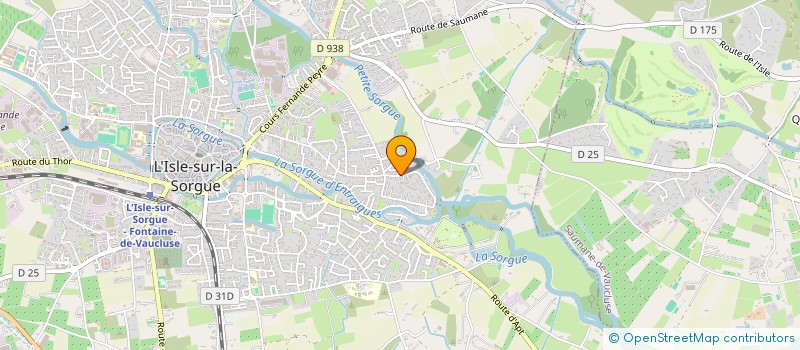 localisation de l'entreprise MADAME PASCALE IMBERT à L'ISLE-SUR-LA-SORGUE