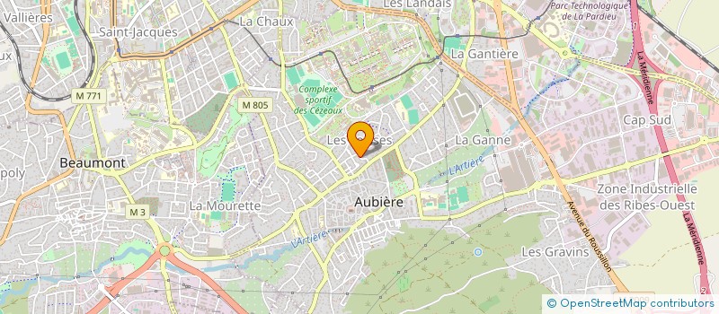 localisation de l'entreprise MADAME PASCALE IVA  AUBIERE